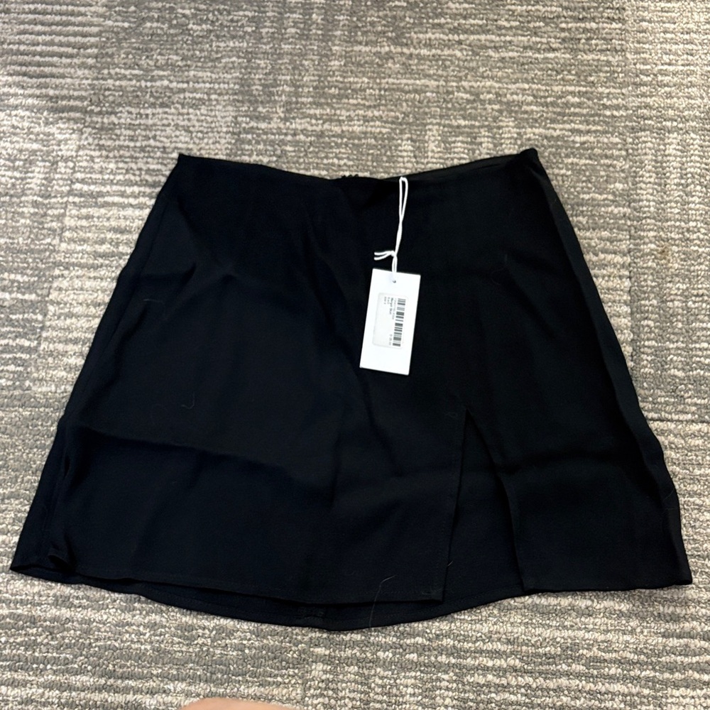 Reformation Black Mini Skirt *Never worn, tag ON*
